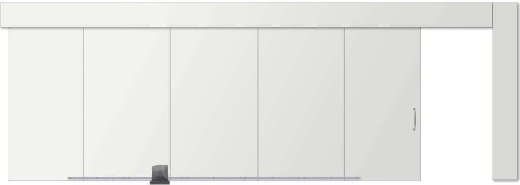 Ворота противопожарные откатные с автоматикой