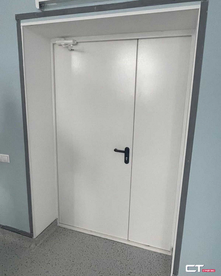 Дверь двупольная металлическая рентгенозащитная 1,5 Pb Дверь двупольная металлическая рентгенозащитная 1,5 Pb